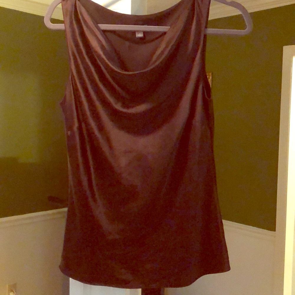 🌹Ann Taylor brown silk top